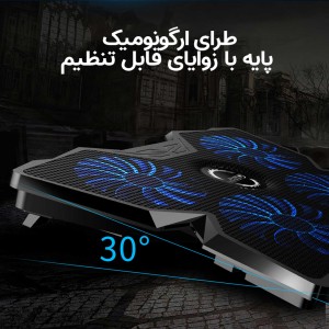 پایه خنک کننده لپ تاپ کول کولد RGB مدل K25 PRO